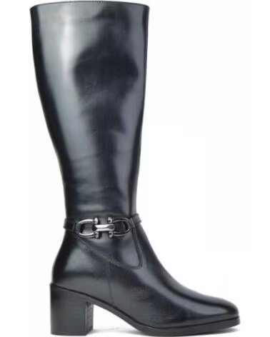CARAMELO STIVALI DONNA CAR2402-11 PELLE NERO PIEL NEGROPIEL NEGRO