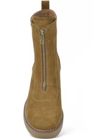 BONAVENTURE BOTINES DE MUJER B63-5 SJ TIERRA CREMALLERA INSJ CREMA