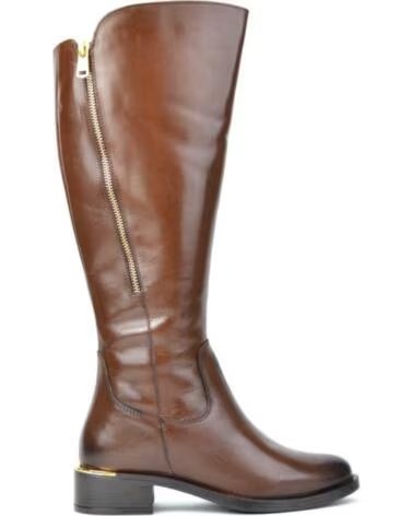 CARAMELO STIVALI ALTI DA DONNA CAR513-13 IN PELLE MARRONE PIEL CAFEPIEL CAFE