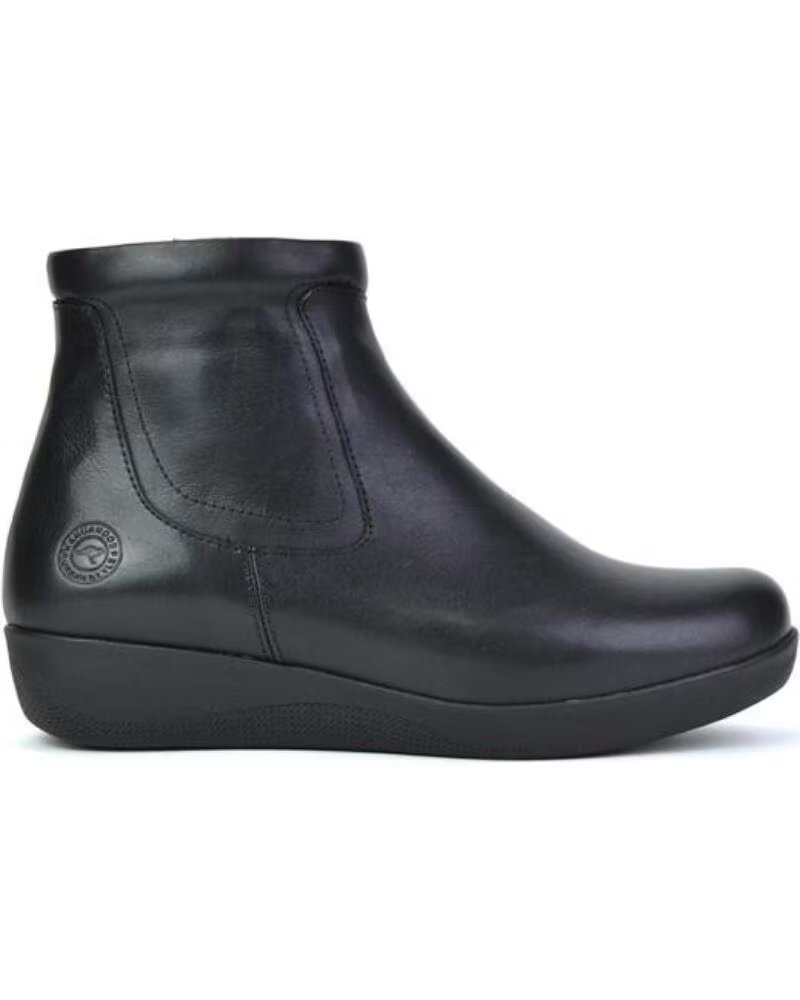 KANGAROOS STIVALETTI DONNA 425-11 PELLE NERO PIEL NEGROPIEL NEGRO