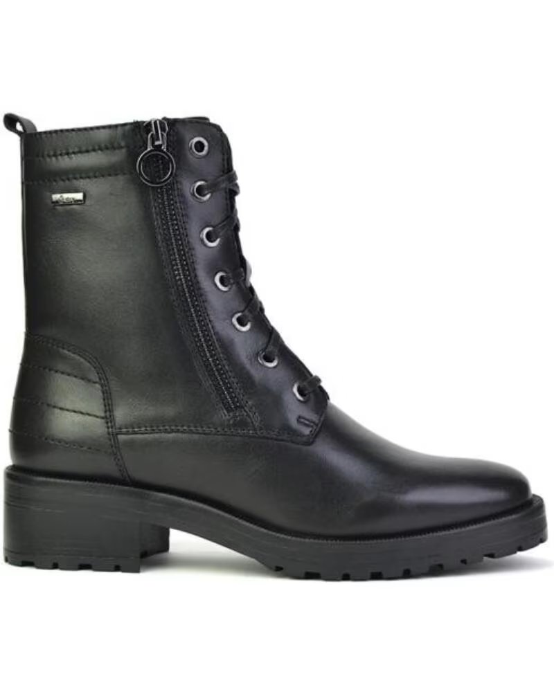 KANGAROOS STIVALETTI DONNA 393-11 PELLE PIEL NEGROPIEL NEGRO