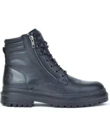 BOTTES HOMME KANGAROOS 503-11 EN CUIR PIEL NEGROPIEL NEGRO