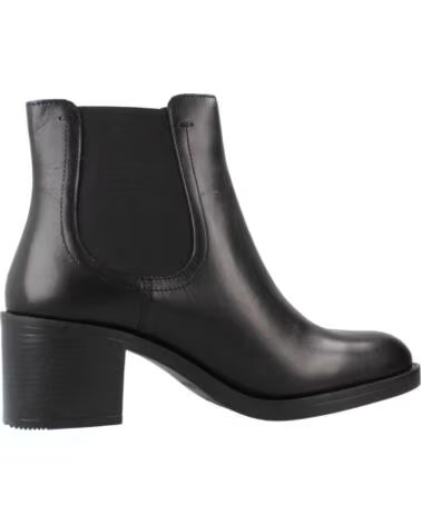 GEOX D56XXF 00043 D SERILDA STIVALETTI CHELSEA IN PELLE NERO C9999 BLACK