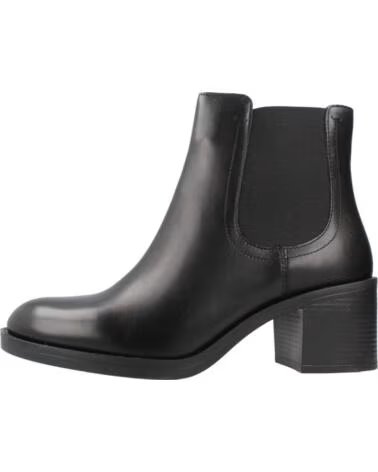 GEOX D56XXF 00043 D SERILDA STIVALETTI CHELSEA IN PELLE NERO C9999 BLACK