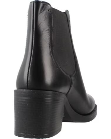 GEOX D56XXF 00043 D SERILDA STIVALETTI CHELSEA IN PELLE NERO C9999 BLACK
