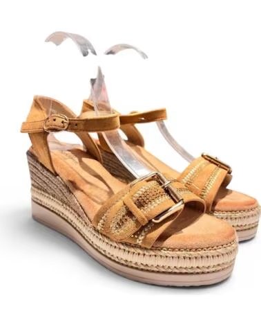 TIMBOS SANDÁLIA DE CUNHA EM ESPARTO 133358 MARRóN