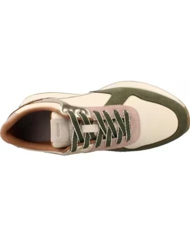 GEOX BASKETS FEMME D45MDA AMABEL CH61S TAUPE PAPYRUS LT TAUPE-PAPYRUS