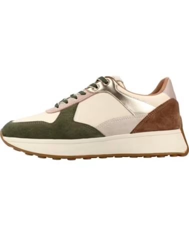 GEOX BASKETS FEMME D45MDA AMABEL CH61S TAUPE PAPYRUS LT TAUPE-PAPYRUS