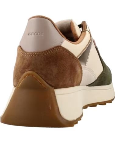 GEOX BASKETS FEMME D45MDA AMABEL CH61S TAUPE PAPYRUS LT TAUPE-PAPYRUS