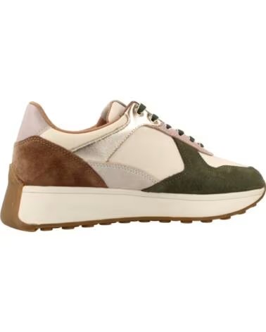 GEOX BASKETS FEMME D45MDA AMABEL CH61S TAUPE PAPYRUS LT TAUPE-PAPYRUS