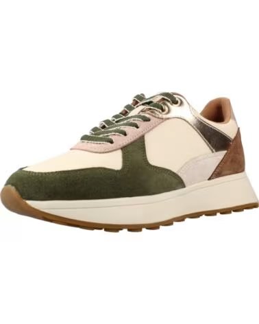 GEOX BASKETS FEMME D45MDA AMABEL CH61S TAUPE PAPYRUS LT TAUPE-PAPYRUS