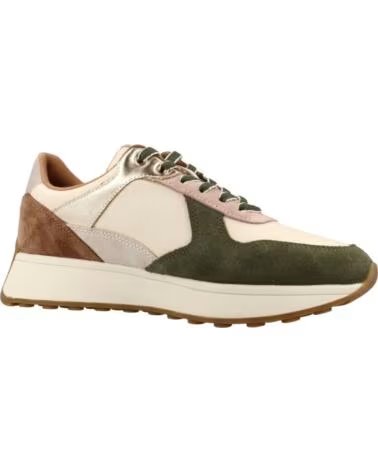 GEOX BASKETS FEMME D45MDA AMABEL CH61S TAUPE PAPYRUS LT TAUPE-PAPYRUS
