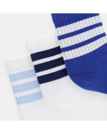 ADIDAS CALCETINES NIÑO LK RIB 3PP WHITE
