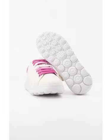 GEOX J PUFFYPOP GIRL SNEAKERS BEIGE C1Z8D