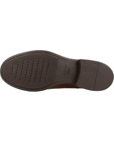GEOX D56LQA 00081 D CATRIA C0013 BOTINES CHELSEA DE PIEL MARRÓN BROWN