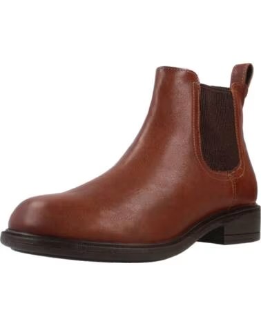 GEOX D56LQA 00081 D CATRIA C0013 BOTINES CHELSEA DE PIEL MARRÓN BROWN