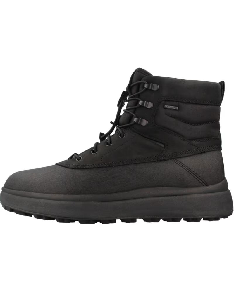 GEOX STIVALETTI UOMO U NEBULA GRIP NERO C9999