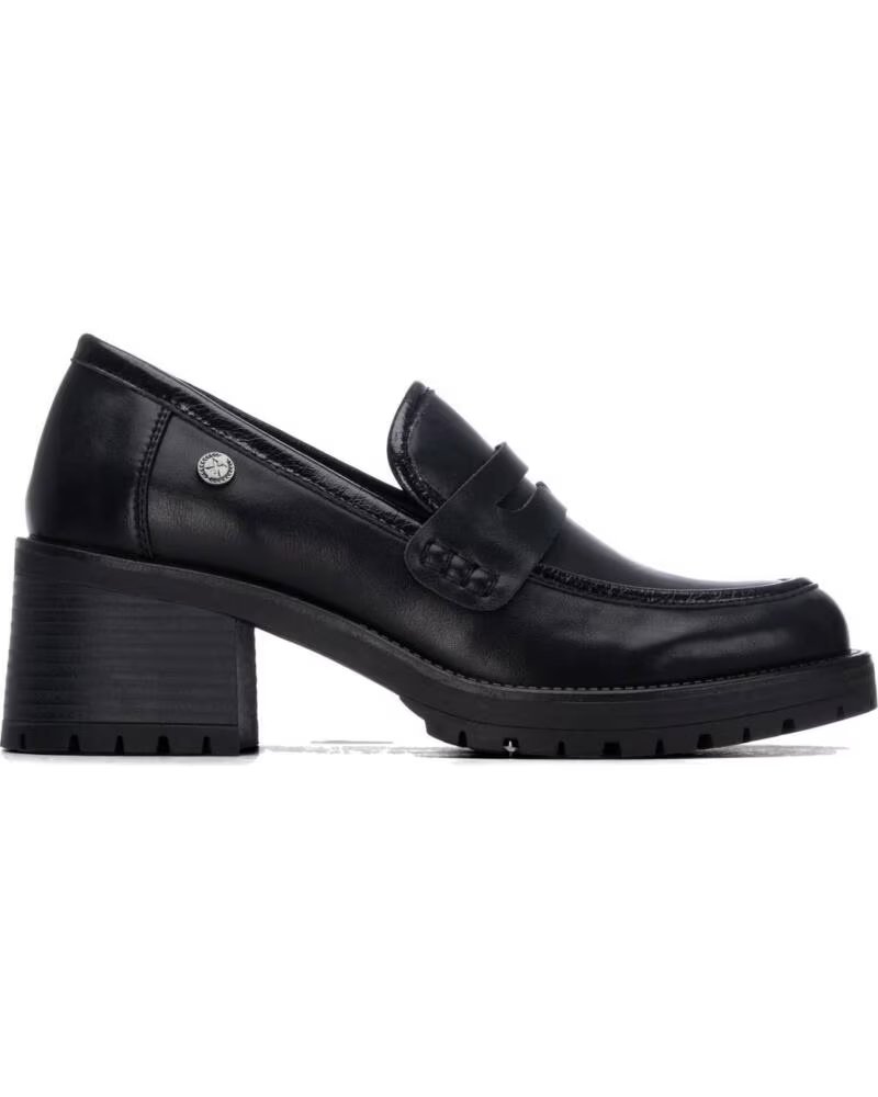 XTI HEELED LOAFER 146084 NEGRO