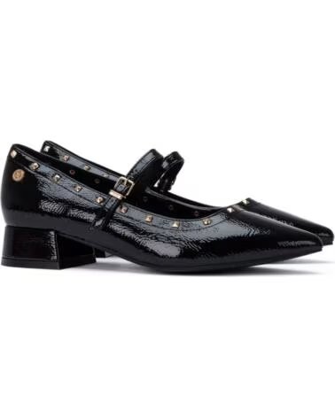 XTI 146220 HEELED SHOES WITH STUDS AND INSTEP STRAP NEGRO
