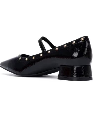 XTI 146220 HEELED SHOES WITH STUDS AND INSTEP STRAP NEGRO