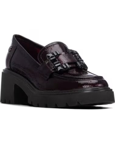 XTI LOAFERS MIT BLOCKABSATZ UND PLATEAU MIT STRASS-DETAIL 146229 BORDEAUX BURDEOS