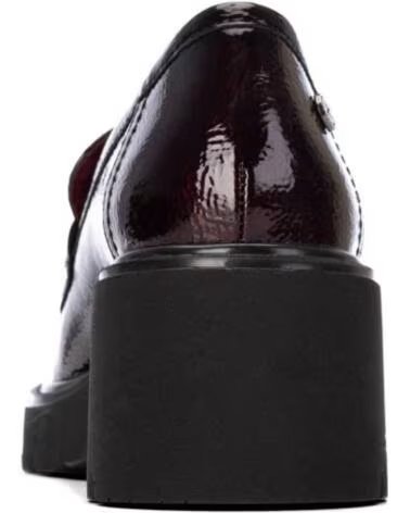 XTI LOAFERS MIT BLOCKABSATZ UND PLATEAU MIT STRASS-DETAIL 146229 BORDEAUX BURDEOS