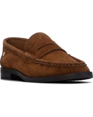 CARMELA SUEDE LOAFERS CAMEL