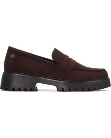 REFRESH MOCASSINS EM PELE ESTILO TRACK 176030 CASTANHO MARRON