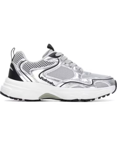 REFRESH SAPATILHAS 176213 EM COR PRATEADA PLATA