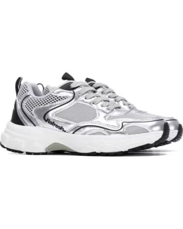 REFRESH SAPATILHAS 176213 EM COR PRATEADA PLATA