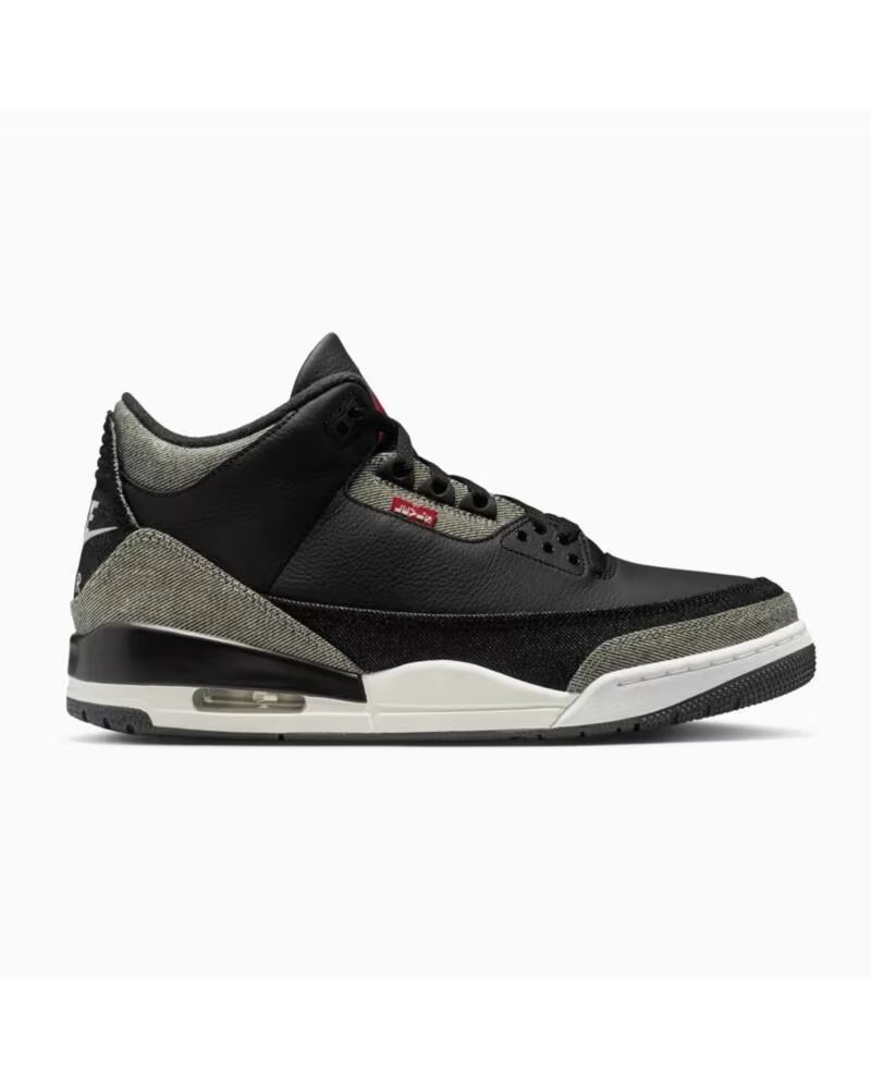 JORDAN SNEAKER NIKE AIR 3 X LEVI´S BLACK DENIM 1