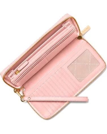 MICHAEL KORS 35S6GTVE9L PORTAFOGLIO IN PELLE ROSA POWDER BLUSH