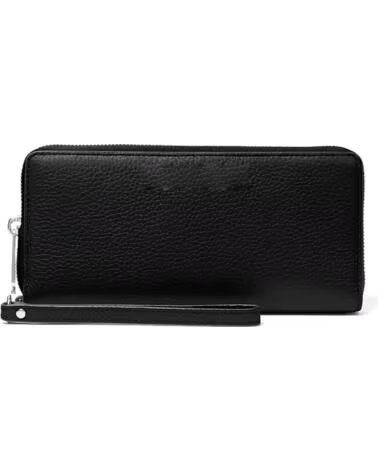 MICHAEL KORS 35S6STVE9L-BLACK CARTEIRA DE PELE COM FECHO