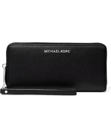 MICHAEL KORS 35S6STVE9L-BLACK CARTERA DE PIEL CON CREMALLERA