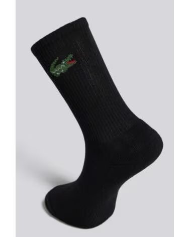 LACOSTE 3-PACK HIGH SOCKS RA9246 NEGRO