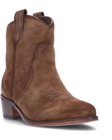 BONAVENTURE BOTTINES TEXANES B689 COWBOY TAUPE