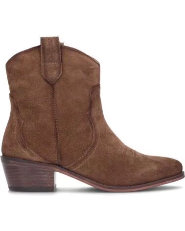 BONAVENTURE BOTTINES TEXANES B689 COWBOY TAUPE