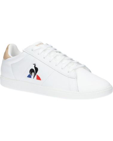SNEAKERS LE COQ SPORTIF COURTSET 2121223 OPTICAL WHITE-TAN OPTICAL WHITE-TAN