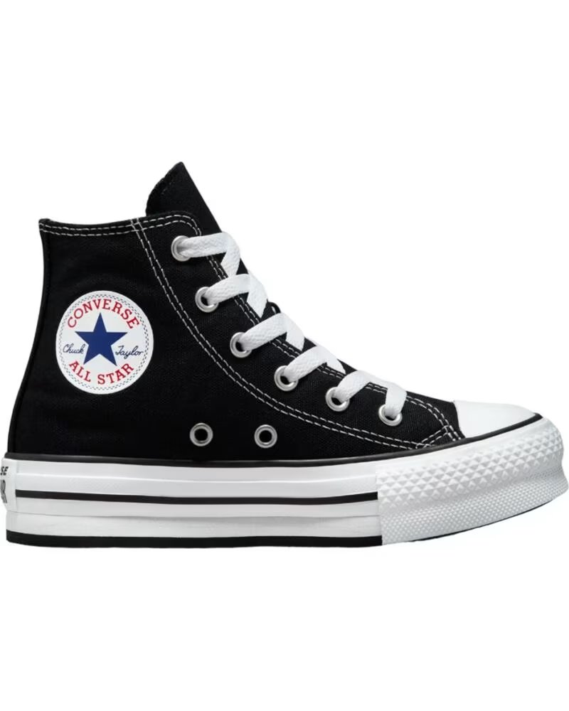 CONVERSE - Zapatillas Negras para Nino - Chuck Taylor All Star Lift Platform NEGRO