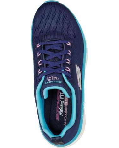 Sportschuhe für Damen SKECHERS 149368-NVTQ D LUX WALKER FRESH FINESSE NAVY-TURQUOISE