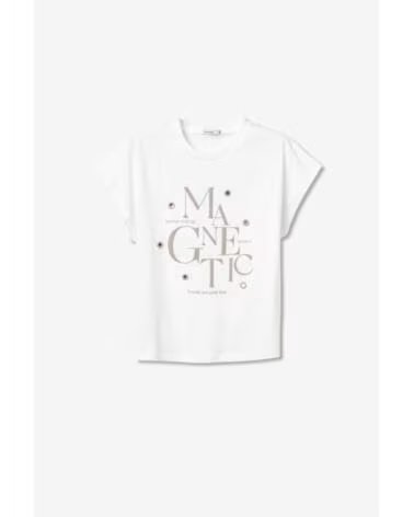 TIFFOSI POLKA WHITE T-SHIRT BLANCO