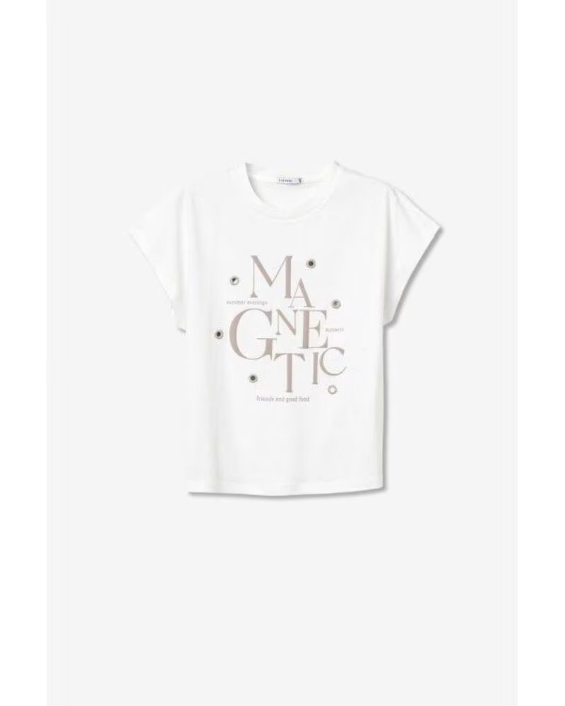 TIFFOSI POLKA WHITE T-SHIRT BLANCO