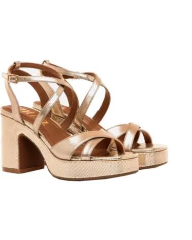 MTNG Sandalias de Tacon Mujer Mustang 56649 Oro DORADO