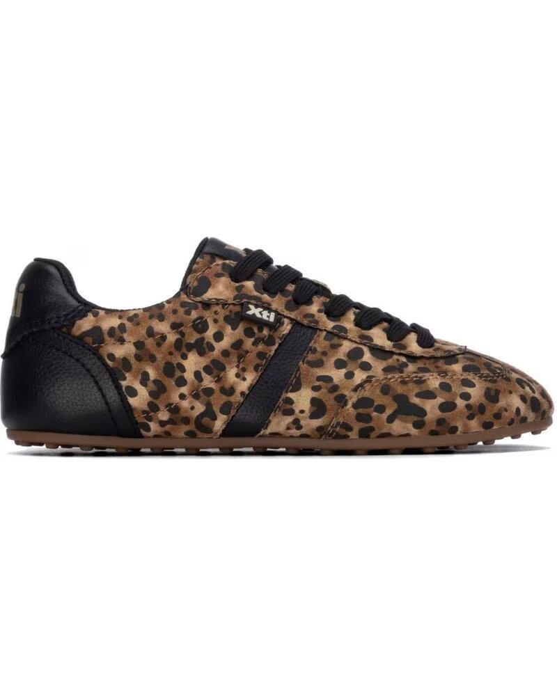 XTI SNEAKER CASUAL 146153 STAMPA ANIMALIER LEOPARDO