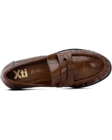 XTI FLACHER DAMEN LOAFER 146430 CAMEL
