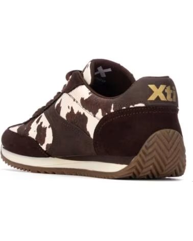 XTI SNEAKER CASUAL 146533 MARRONI CON DESIGN STAMPATO MARRON