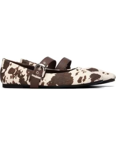 XTI 146485 COW PRINT BALLERINA BUCKLE