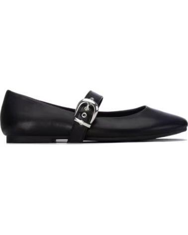 XTI 146485 BLACK FLAT BALLERINA WITH BUCKLE NEGRO