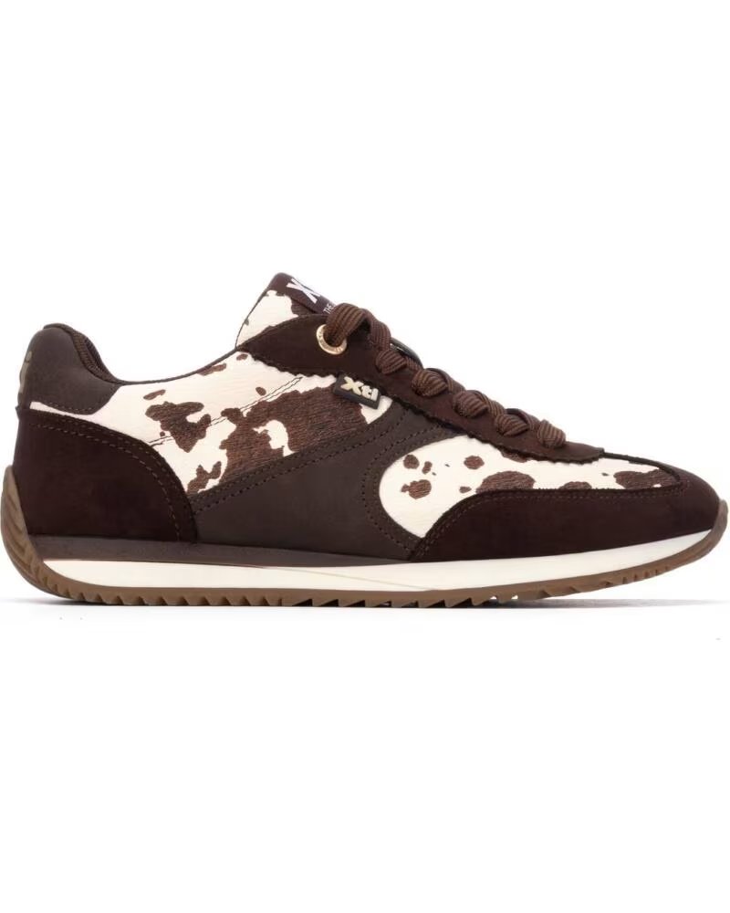XTI SNEAKER CASUAL 146533 MARRONI CON DESIGN STAMPATO MARRON