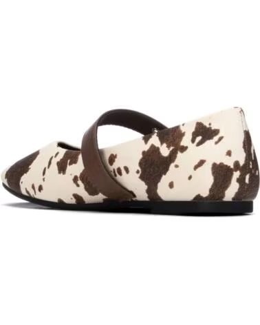 XTI 146485 COW PRINT BALLERINA BUCKLE
